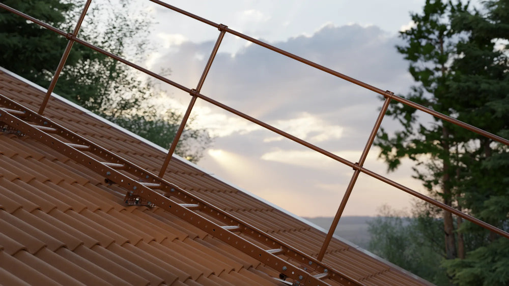 Skyddsräcke Takstege